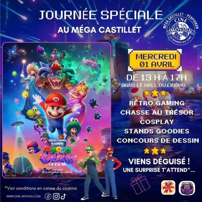 Super Mario Galaxy à Perpignan : une journée magique au Méga Castillet avec Le P’tit Comité