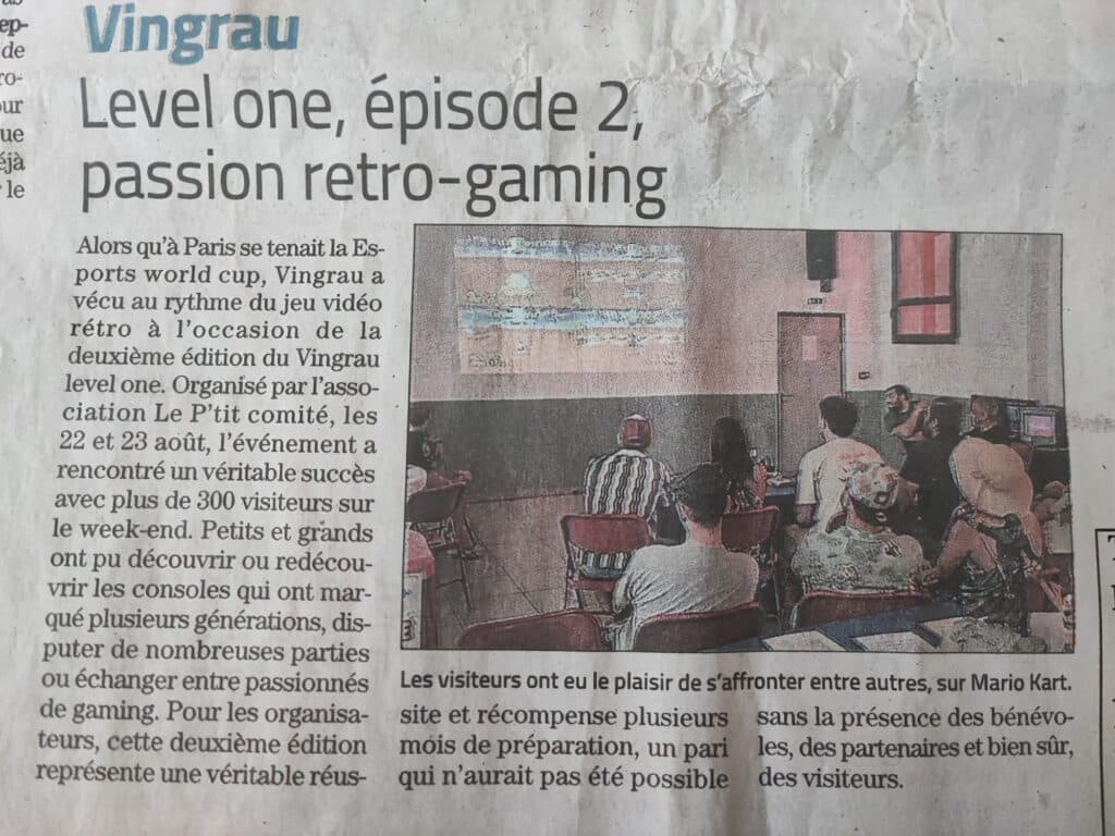 Le Vingrau Level One dans les pages de L’Indépendant