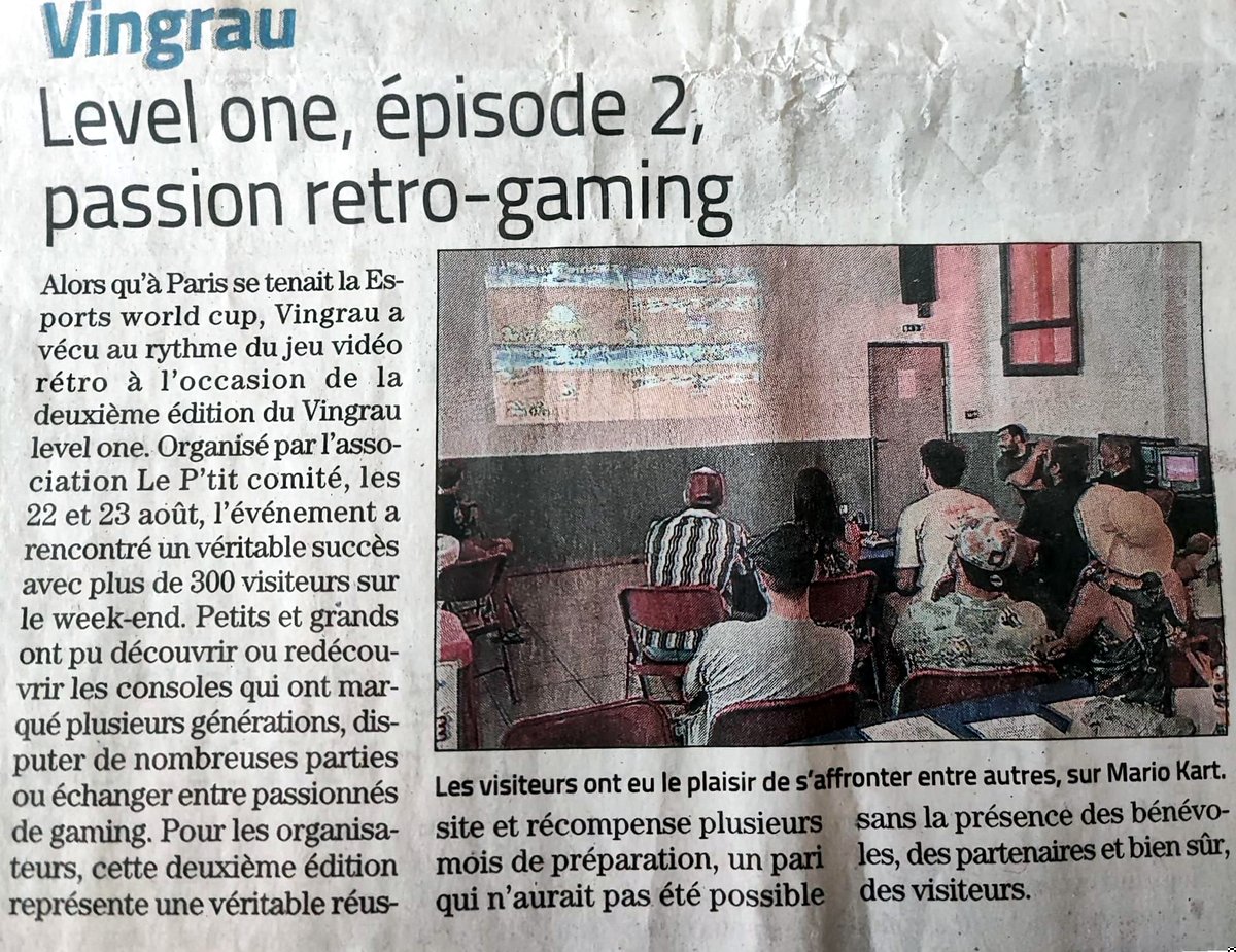 La coupure de L'Indépendant consacrée au Vingrau Level One 2026
